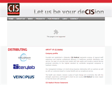 Tablet Screenshot of cis-medical.com